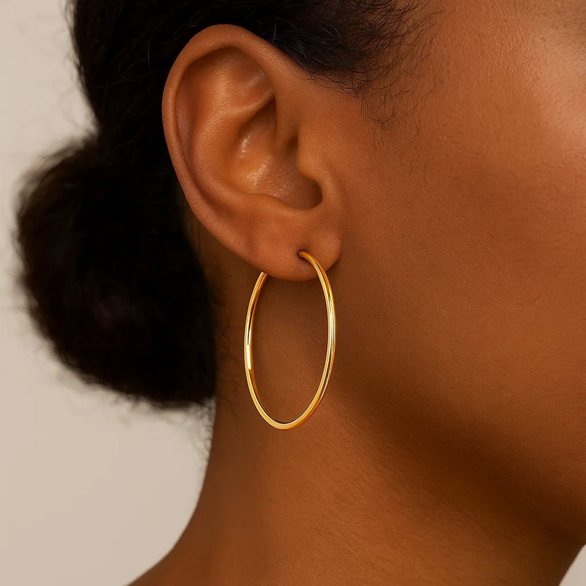 Endless Hoop Style Earrings in 14K