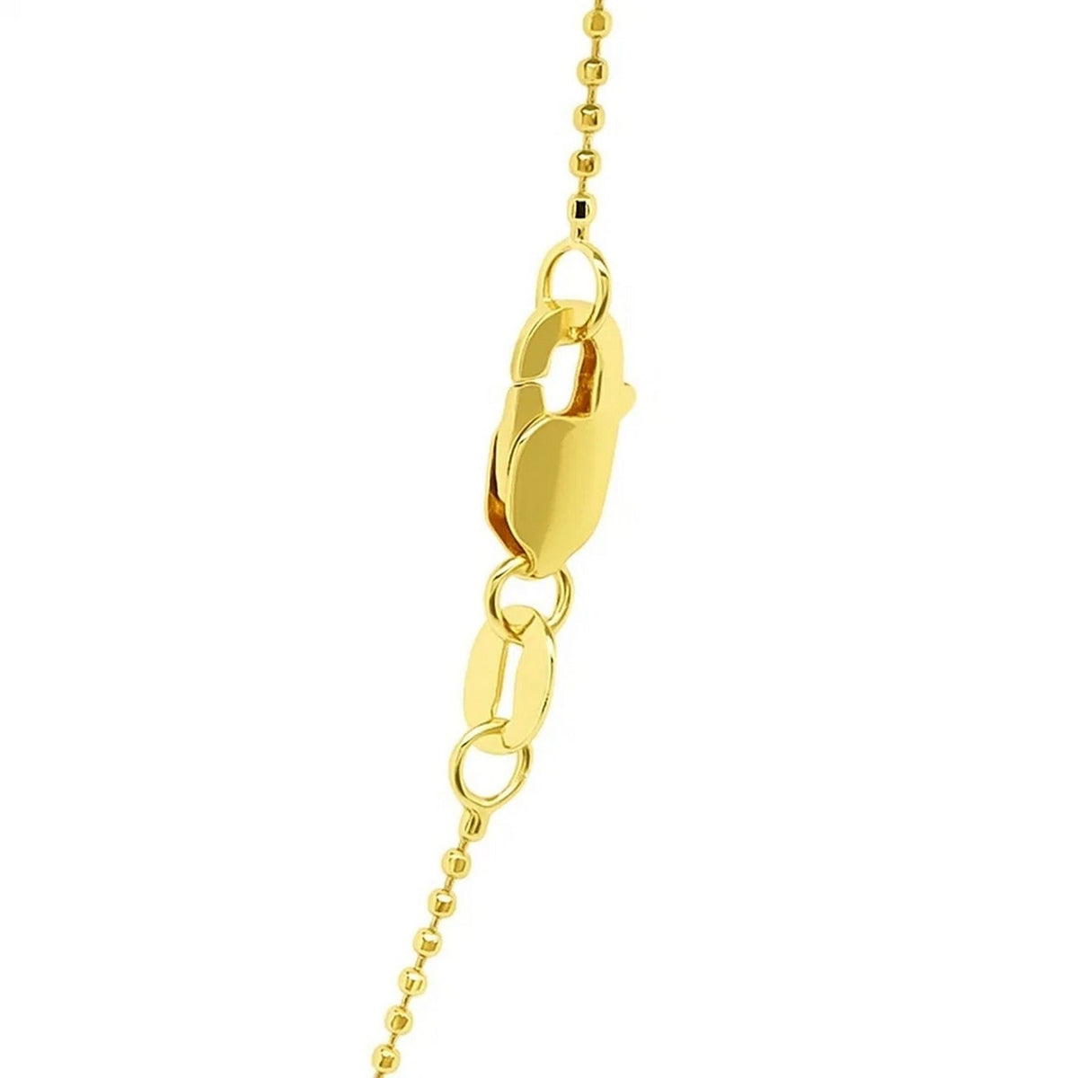14k Diamond Cut Bead Chain (0.90 mm)