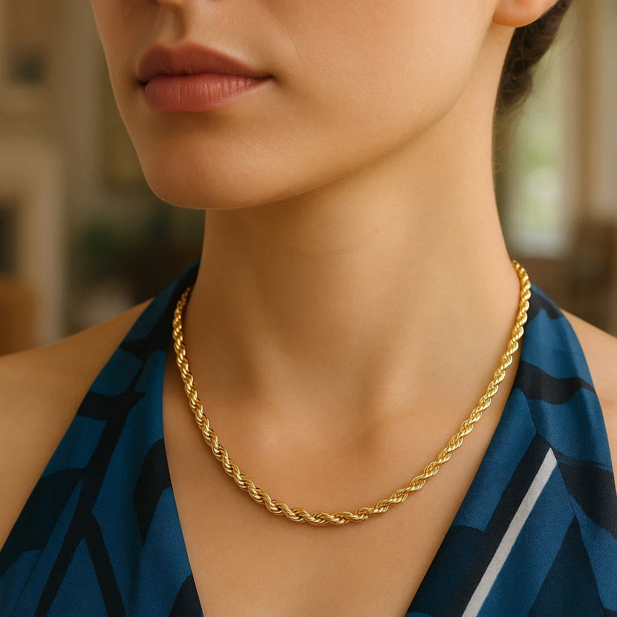 14k Light Rope Chain