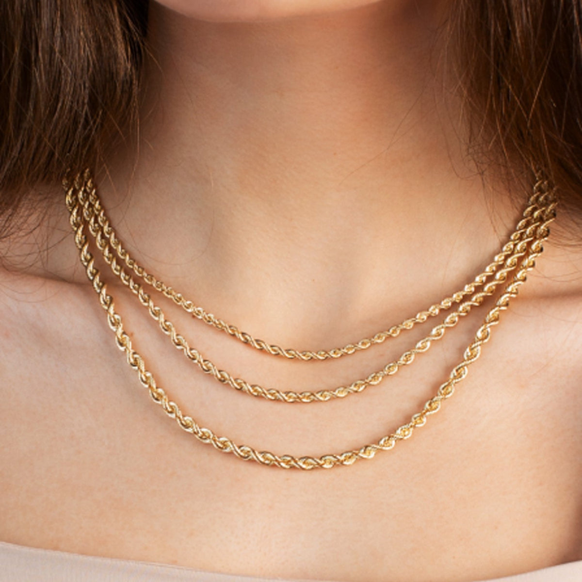 14k Light Rope Chain