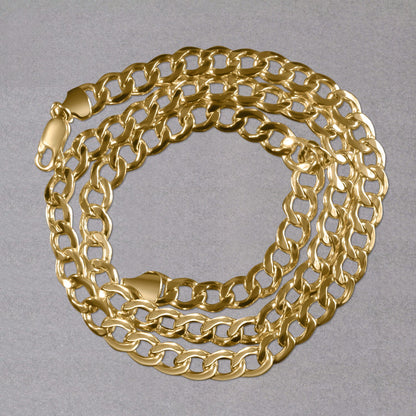 10k Yellow Gold Curb Chain (6.20 mm)