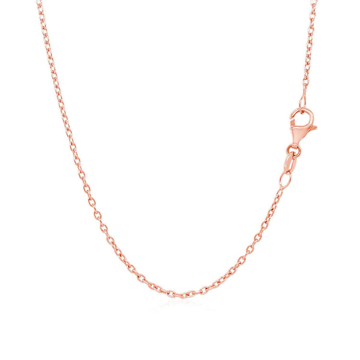 14k Yellow Gold Round Cable Link Chain