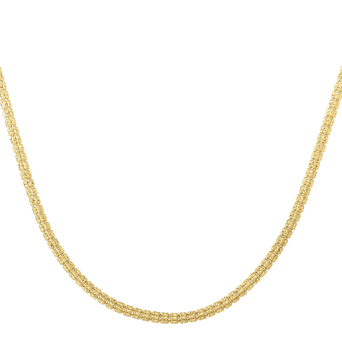 Ice Barrel Chain in 14k