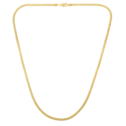 Ice Barrel Chain in 14k