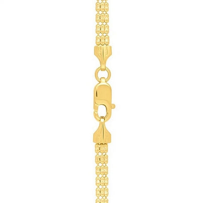Ice Barrel Chain in 14k