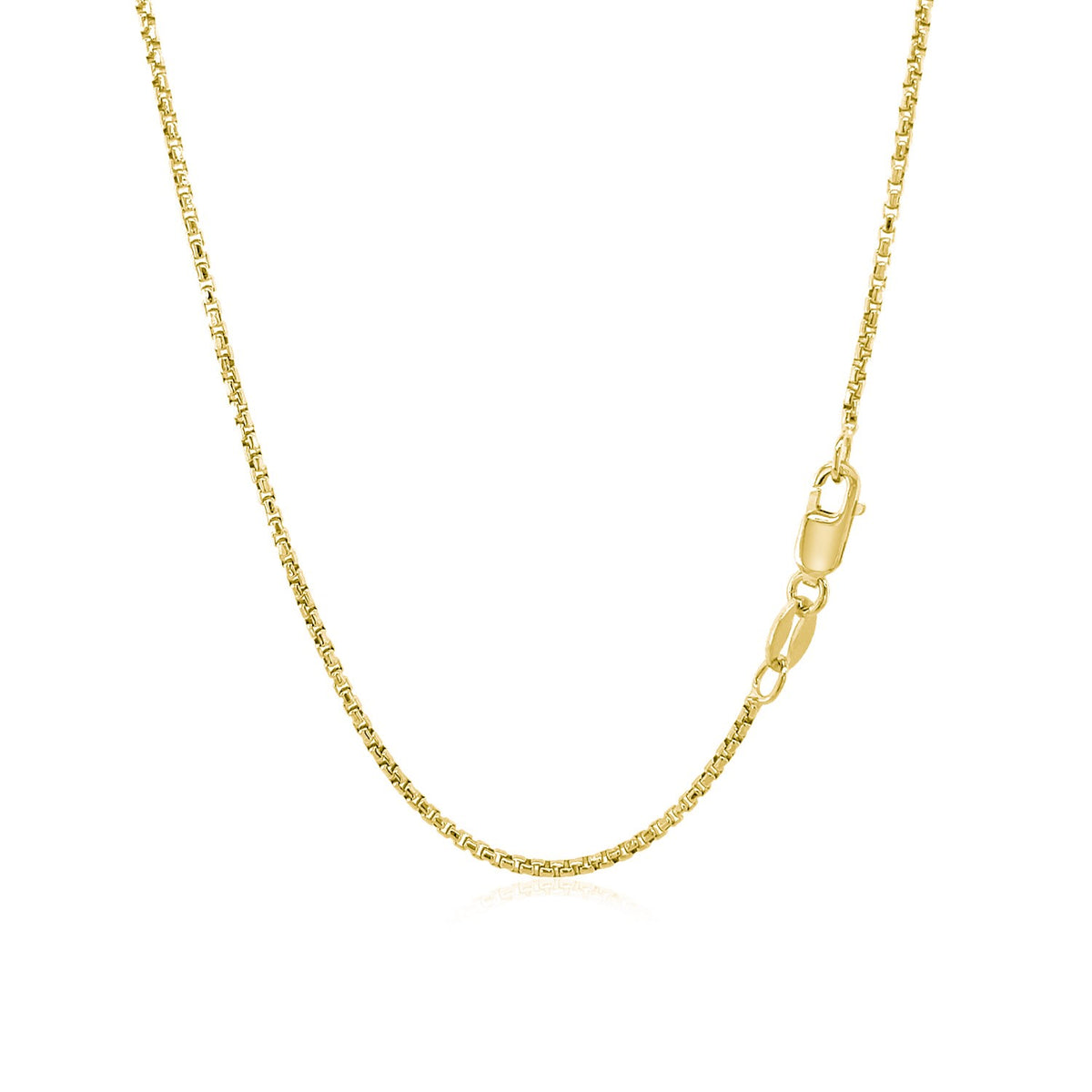 14k Round Box Chain