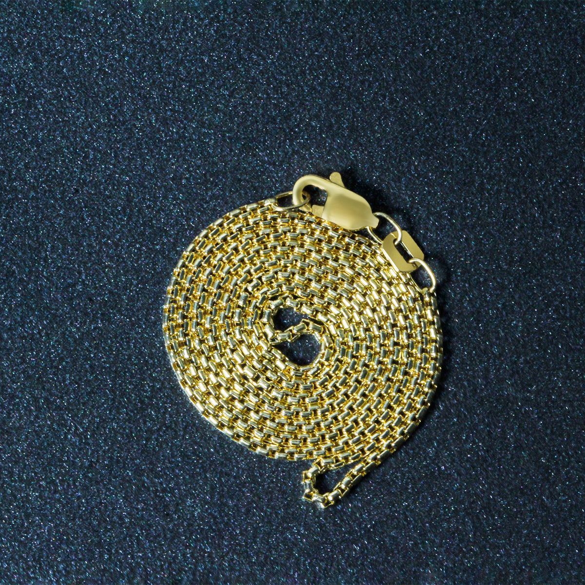 14k Round Box Chain