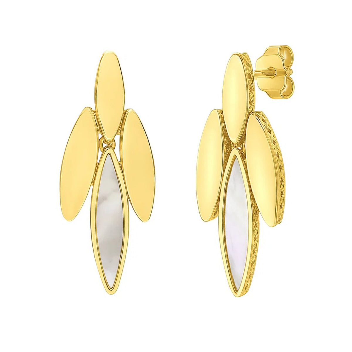 14K Yellow Gold La Grand Dame Earrings