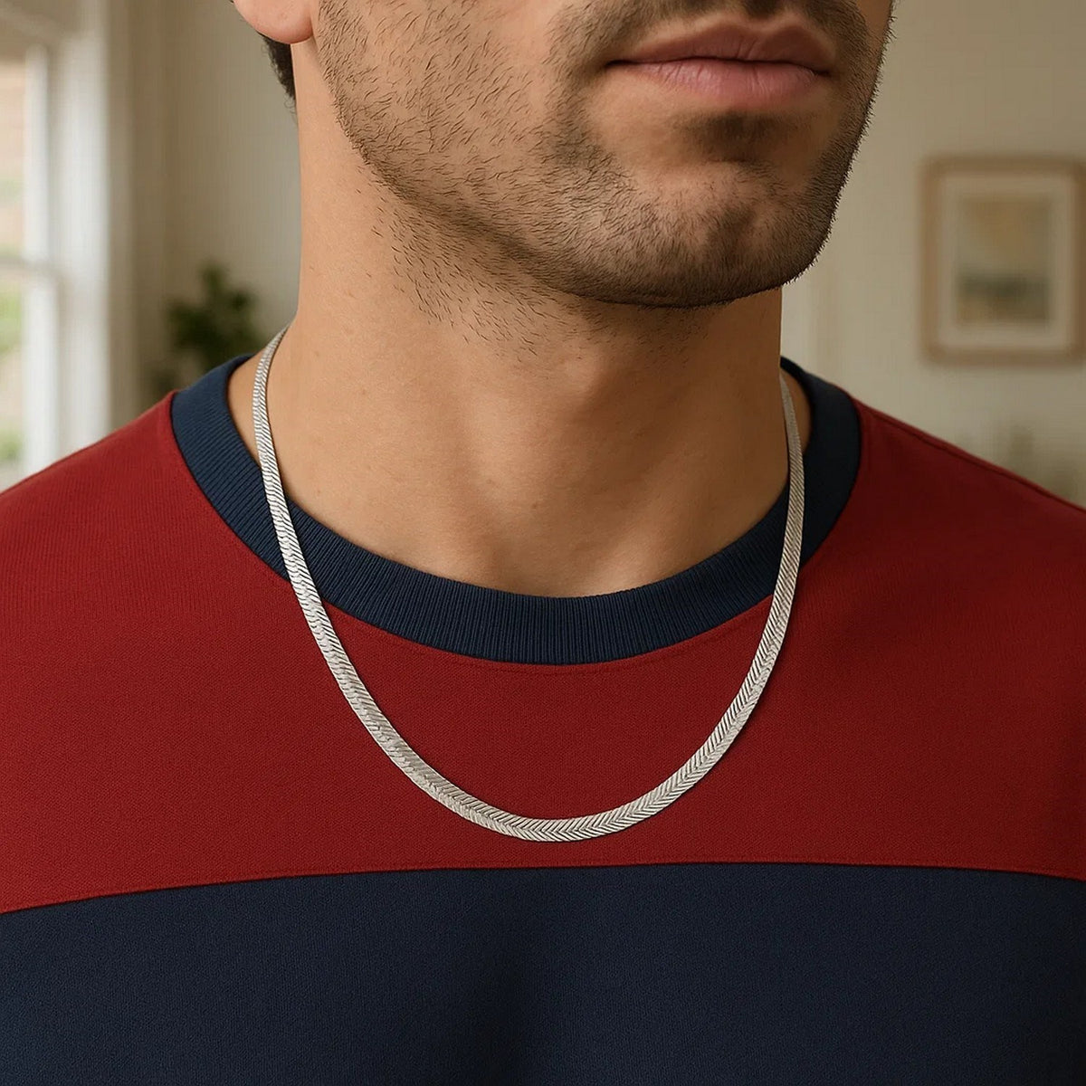 14k Yellow Gold Super Flex Herringbone Chain