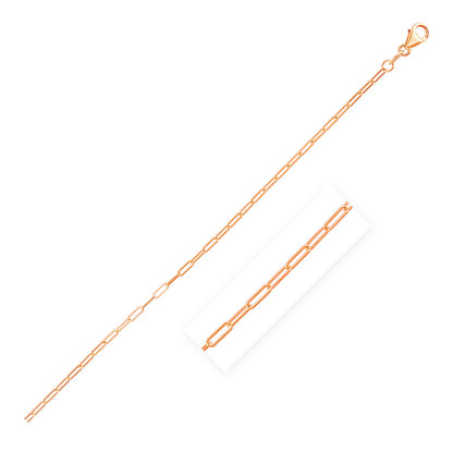 14k Fine Paperclip Chain
