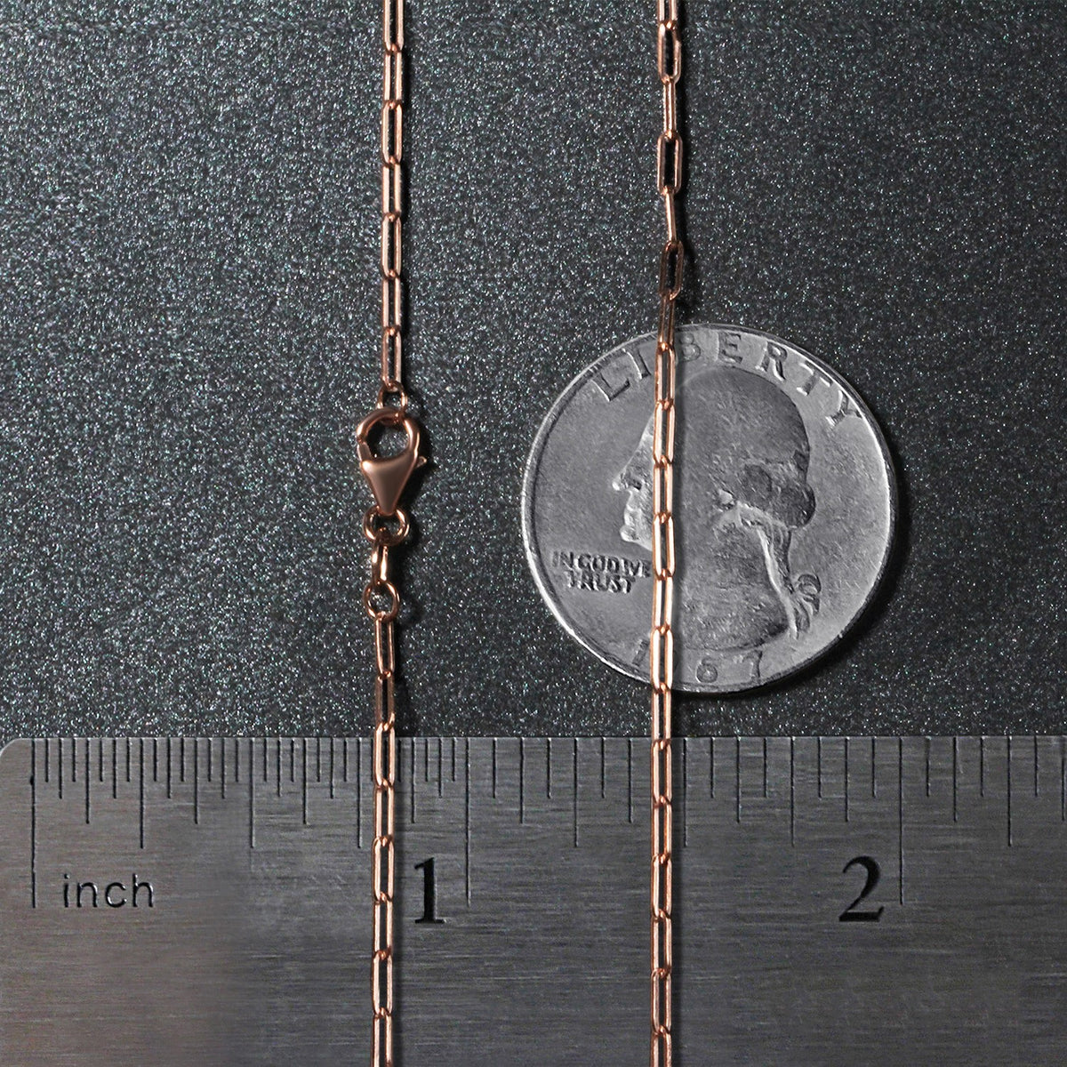 14K Yellow Gold Fine Paperclip Chain