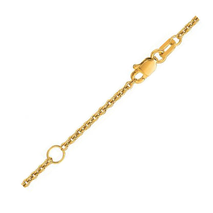 Extendable Cable Chain in 18k