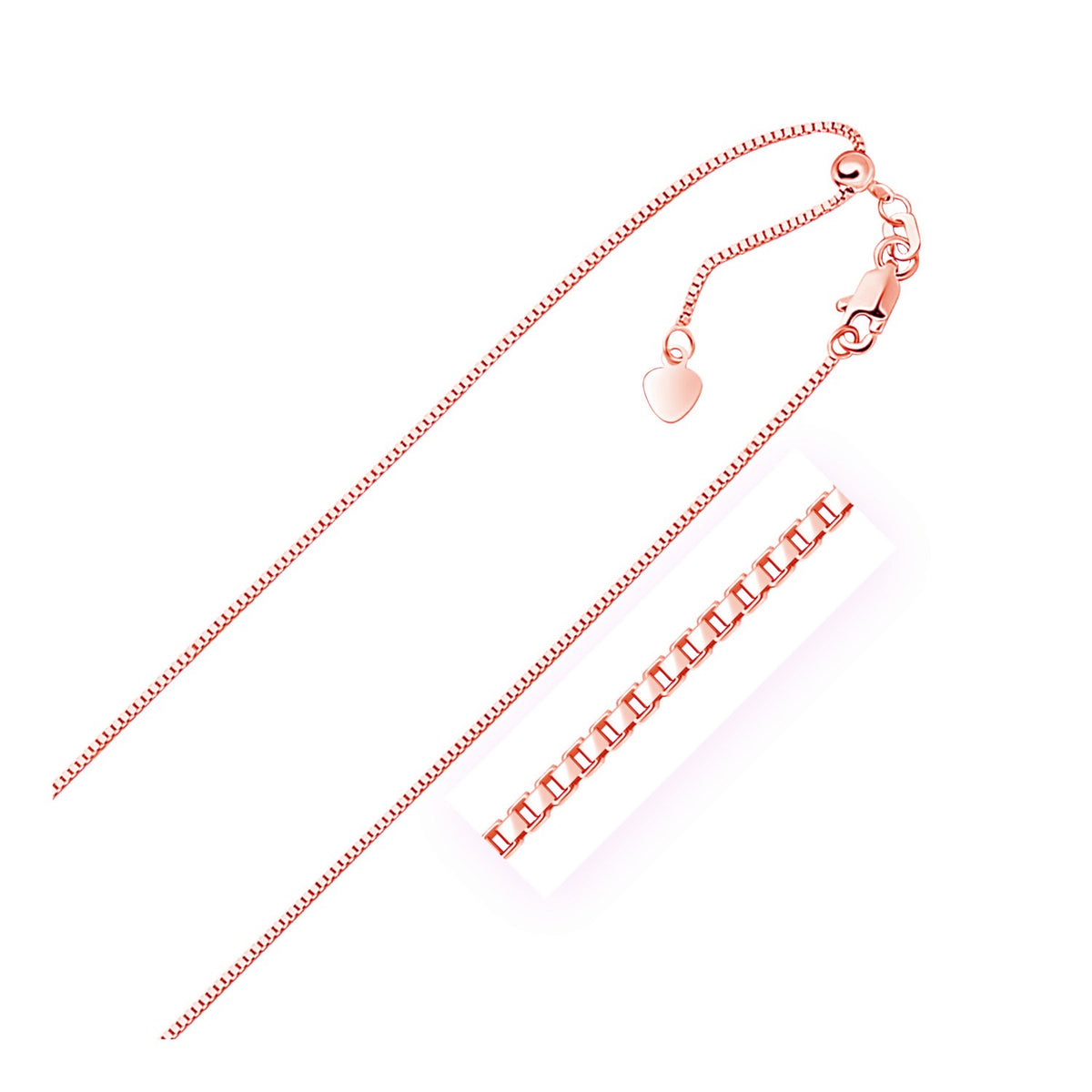 14k Adjustable Box Chain