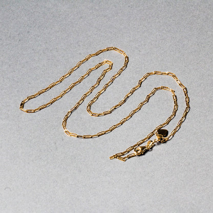 14k Adjustable Paperclip Chain (1.50 mm)