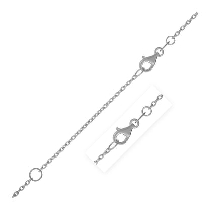 Extendable Cable Chain in 14k