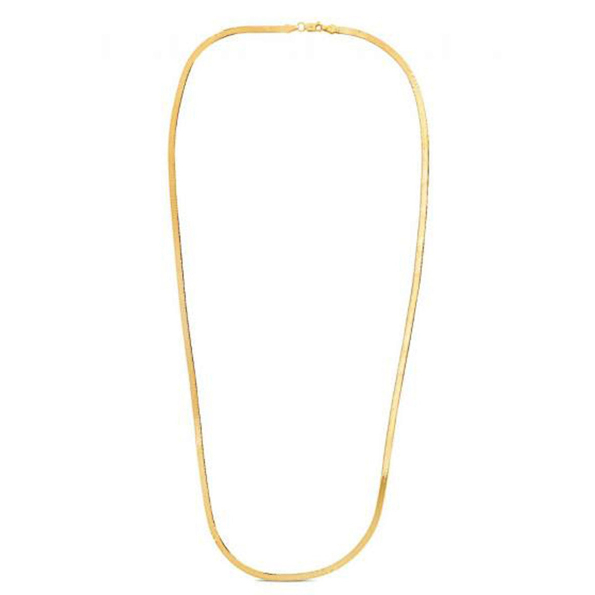 14k Yellow Gold Super Flex Herringbone Chain