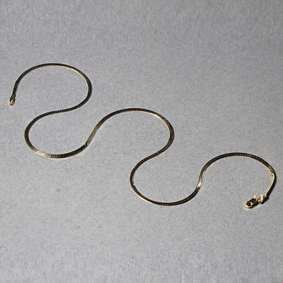 14k Yellow Gold Super Flex Herringbone Chain