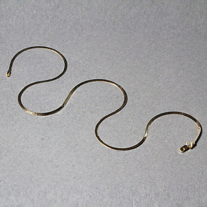 14k Yellow Gold Super Flex Herringbone Chain