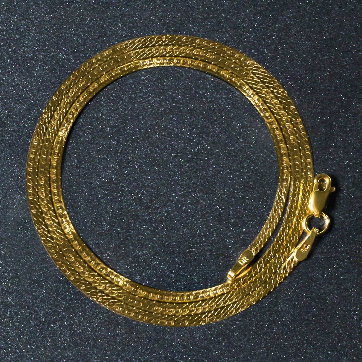 14k Yellow Gold Super Flex Herringbone Chain