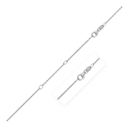 Double Extendable Cable Chain in 14k