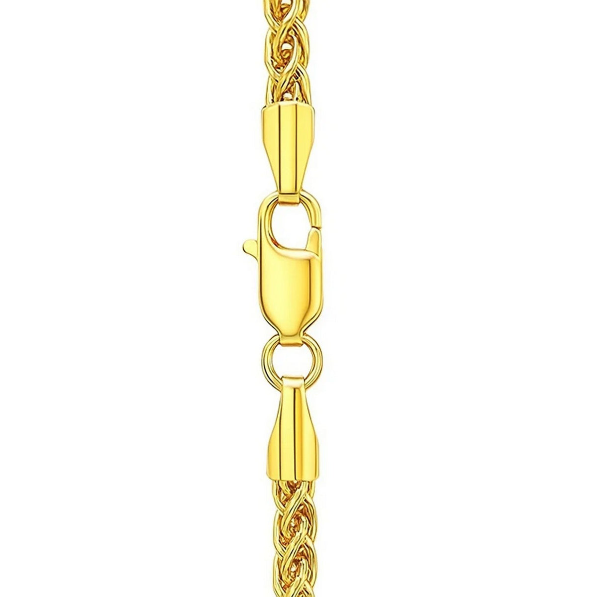 14k Yellow Gold Light Weight Wheat Chain