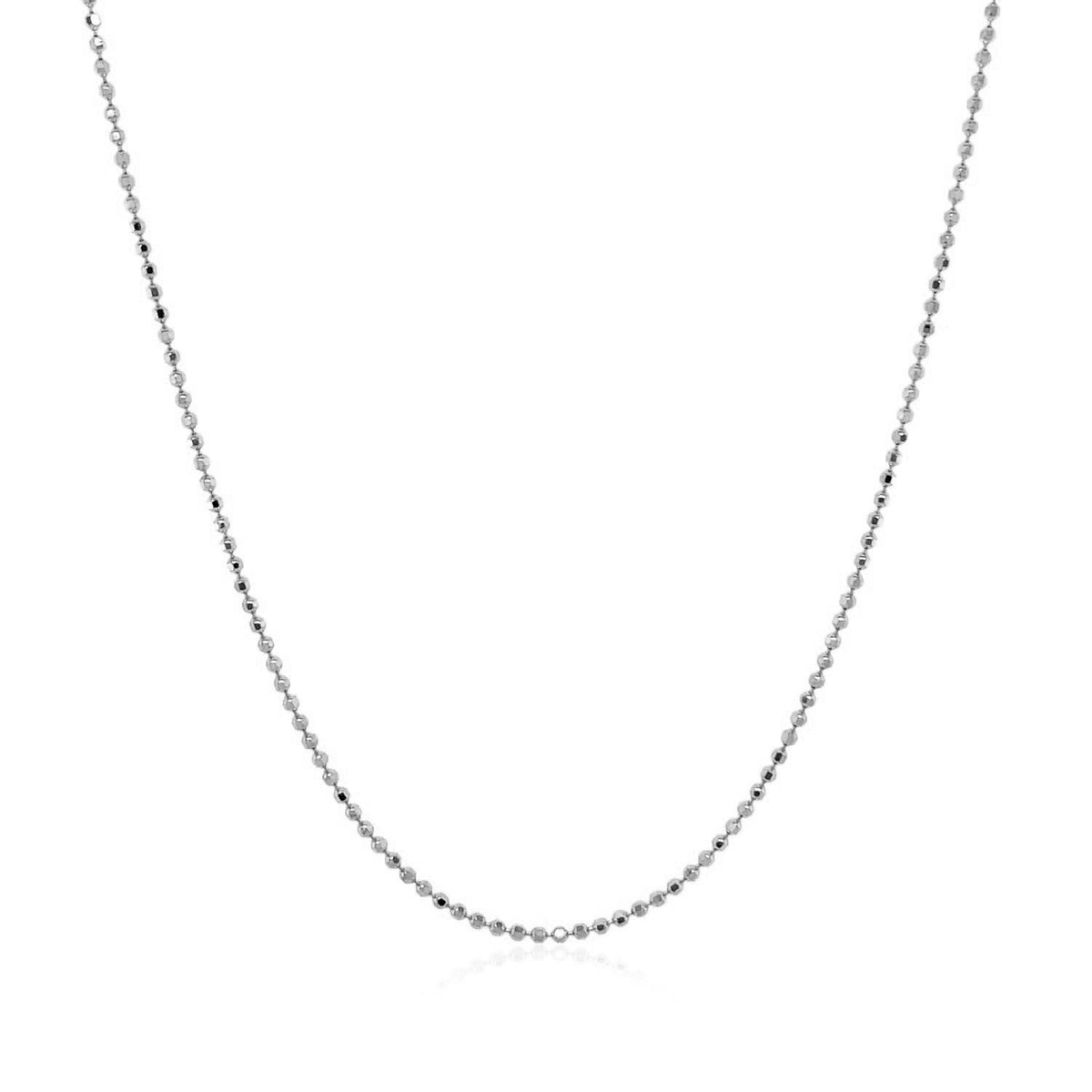 14k Diamond Cut Bead Chain (0.90 mm)