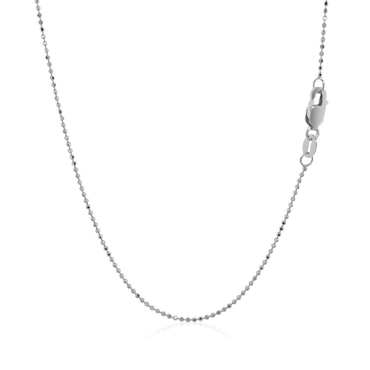 14k Diamond Cut Bead Chain (0.90 mm)
