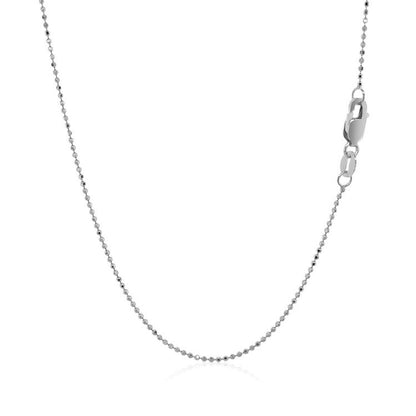 14k Diamond Cut Bead Chain (0.90 mm)