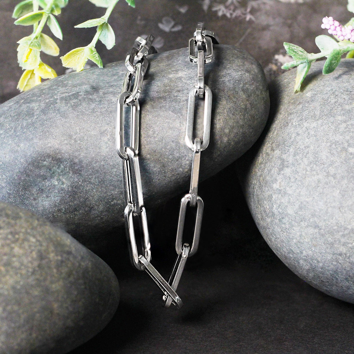 14K Yellow Gold Wide Paperclip Chain