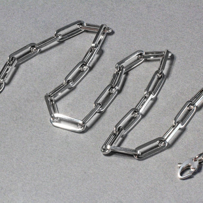 14K Yellow Gold Wide Paperclip Chain