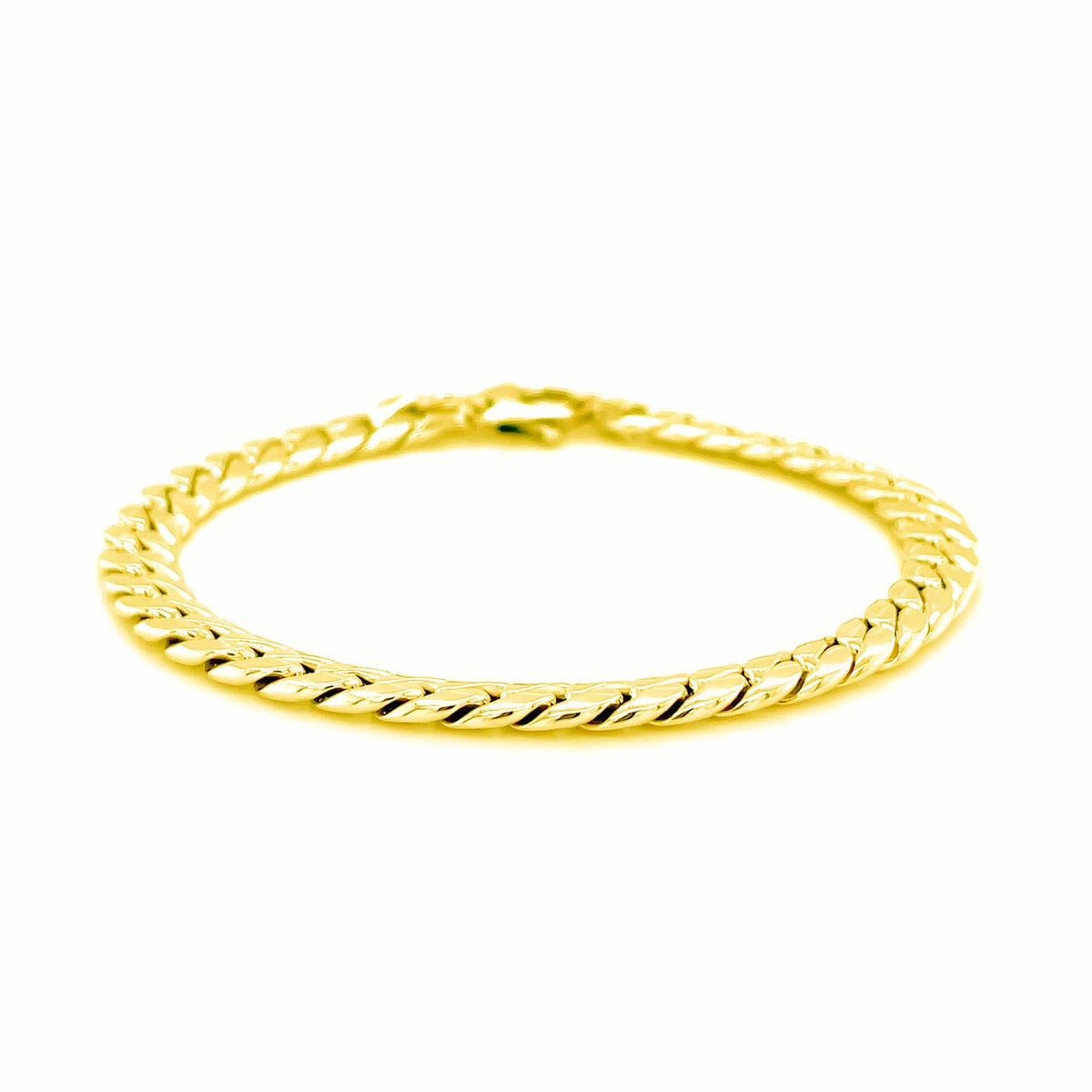 14K Cuban Link Bracelet (5.90 mm)