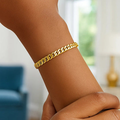 14K Cuban Link Bracelet (5.90 mm)