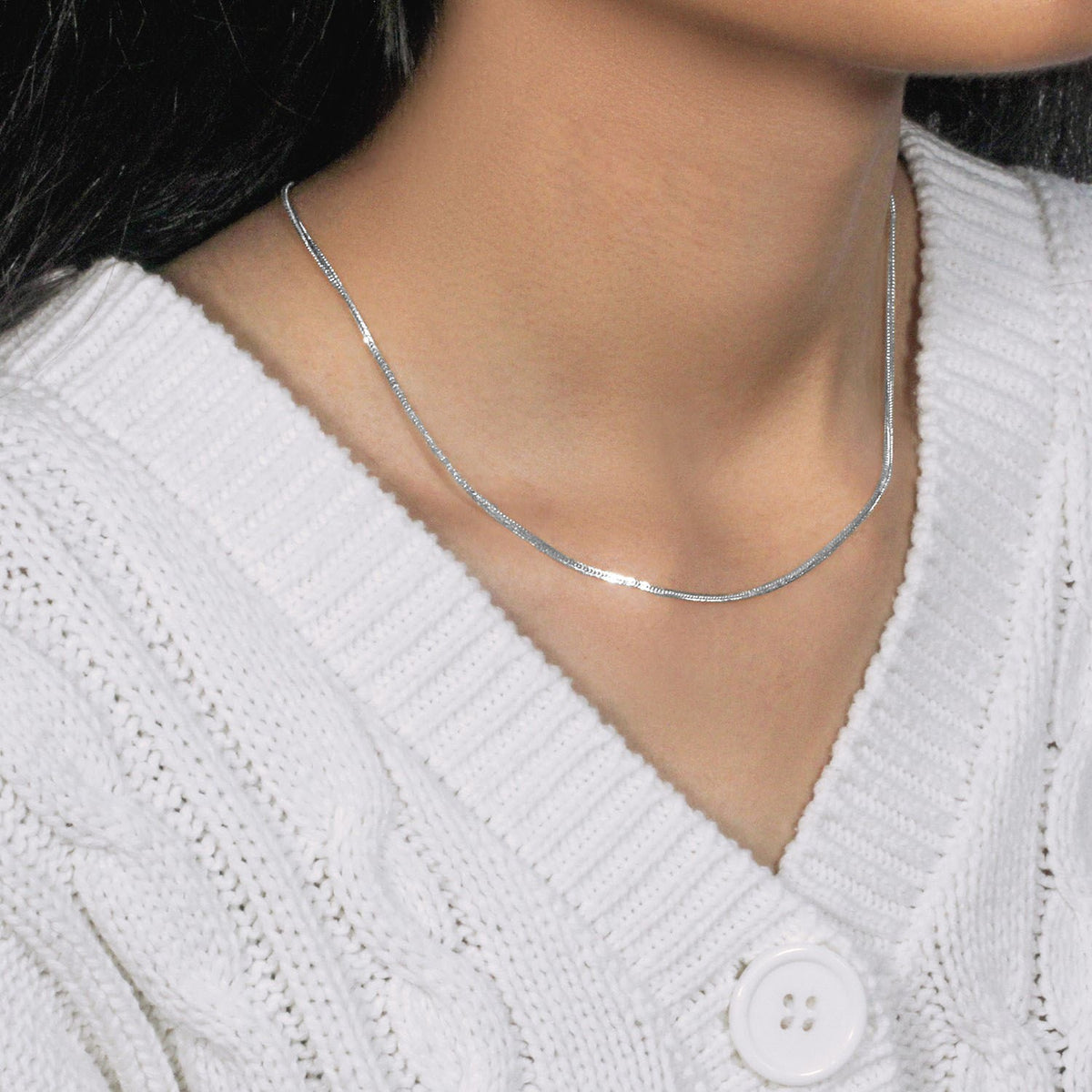 14k Foxtail Chain (1.00 mm)