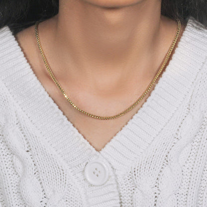 14k Yellow Solid Gold Diamond Cut Round Franco Chain