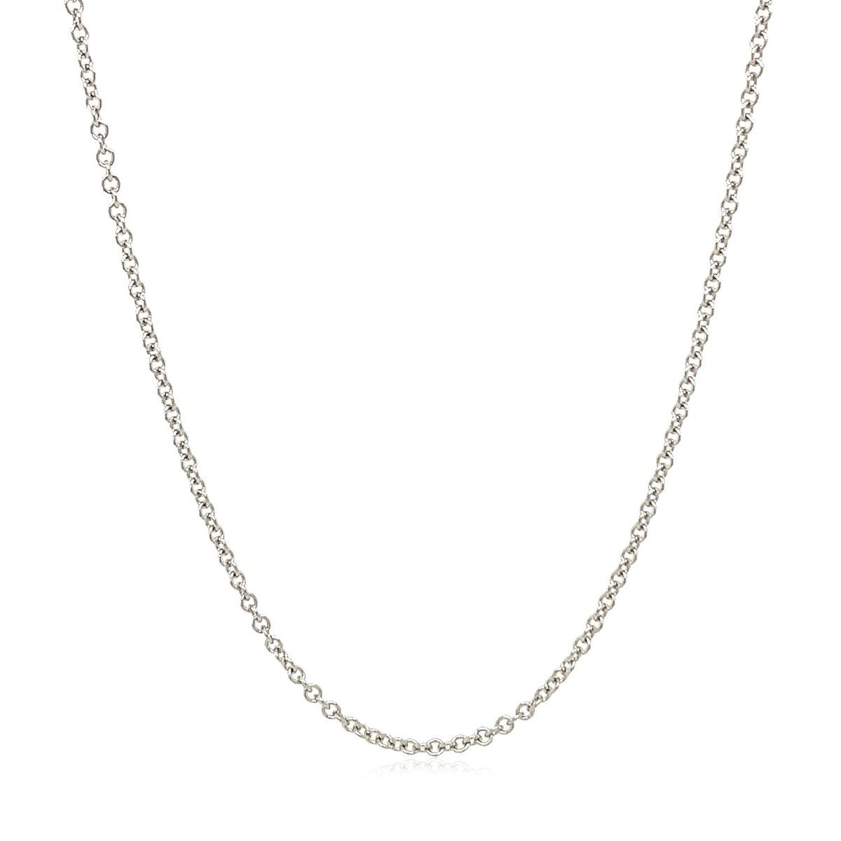 14k Yellow Gold Round Cable Link Chain