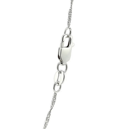 14k White Gold Singapore Chain (1.30 mm)