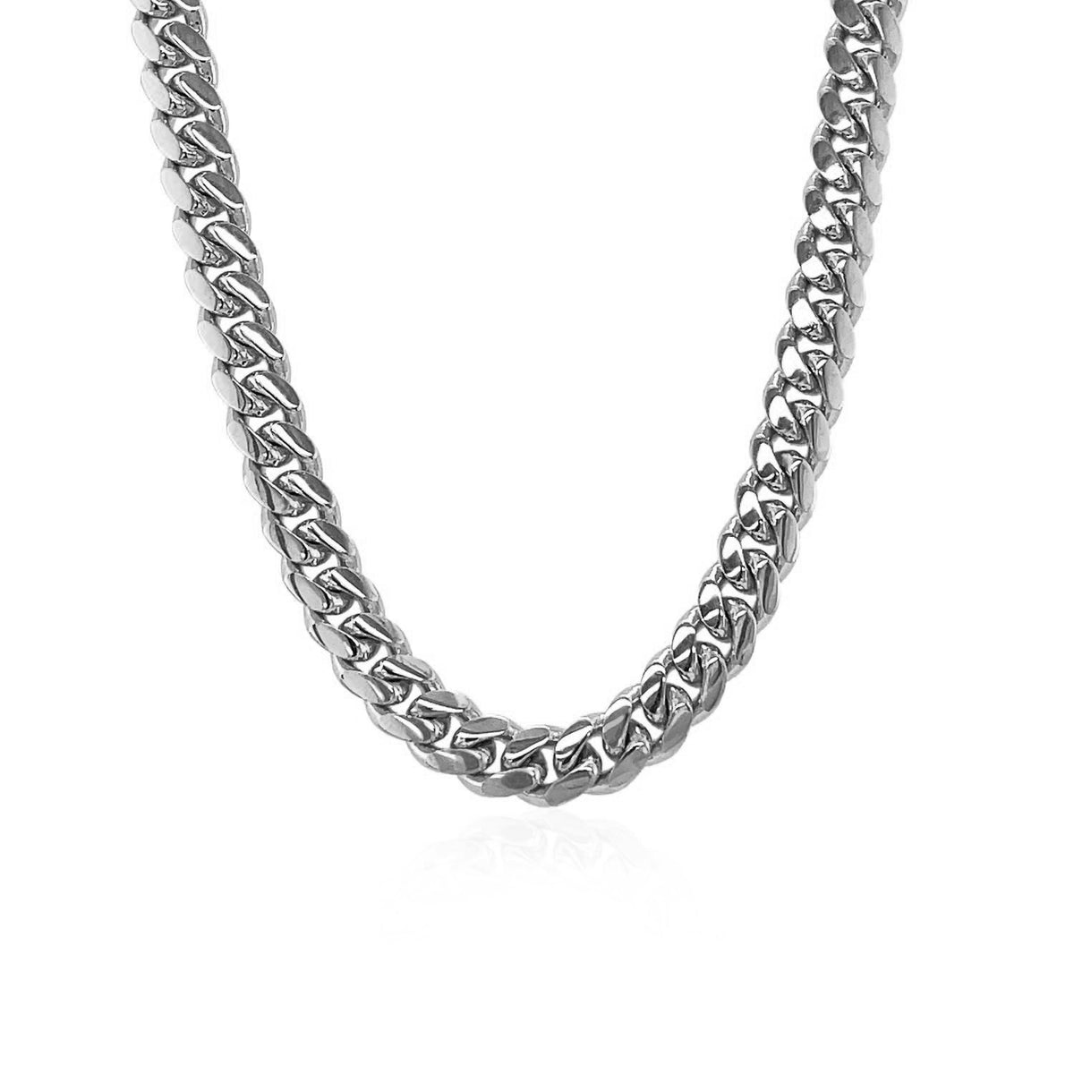 14k Classic Miami Cuban Solid Chain