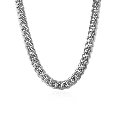 14k Classic Miami Cuban Solid Chain
