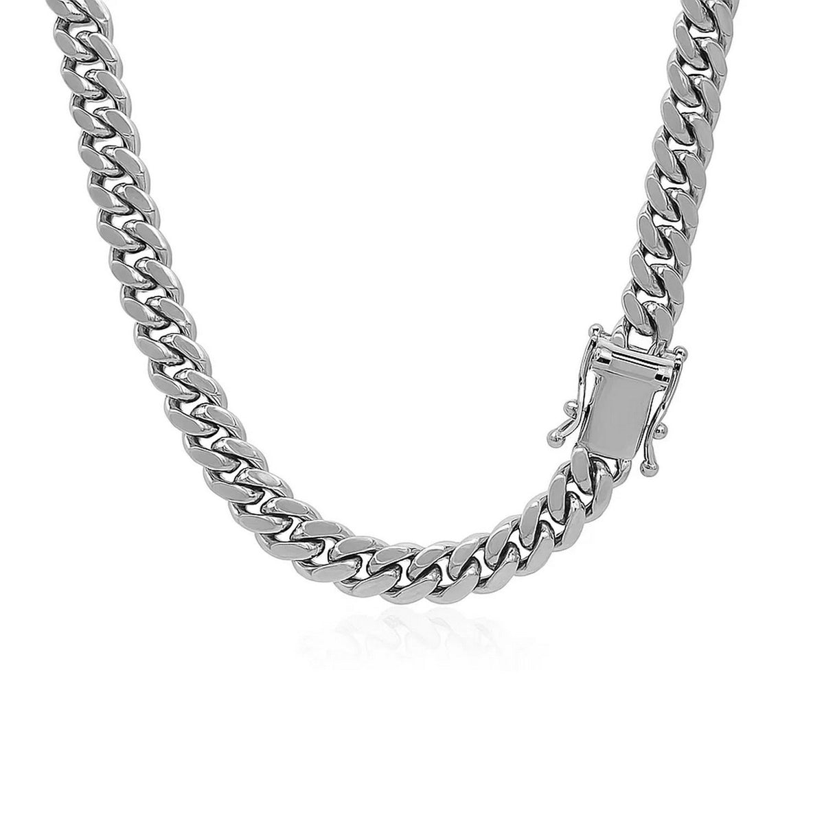 14k Classic Miami Cuban Solid Chain
