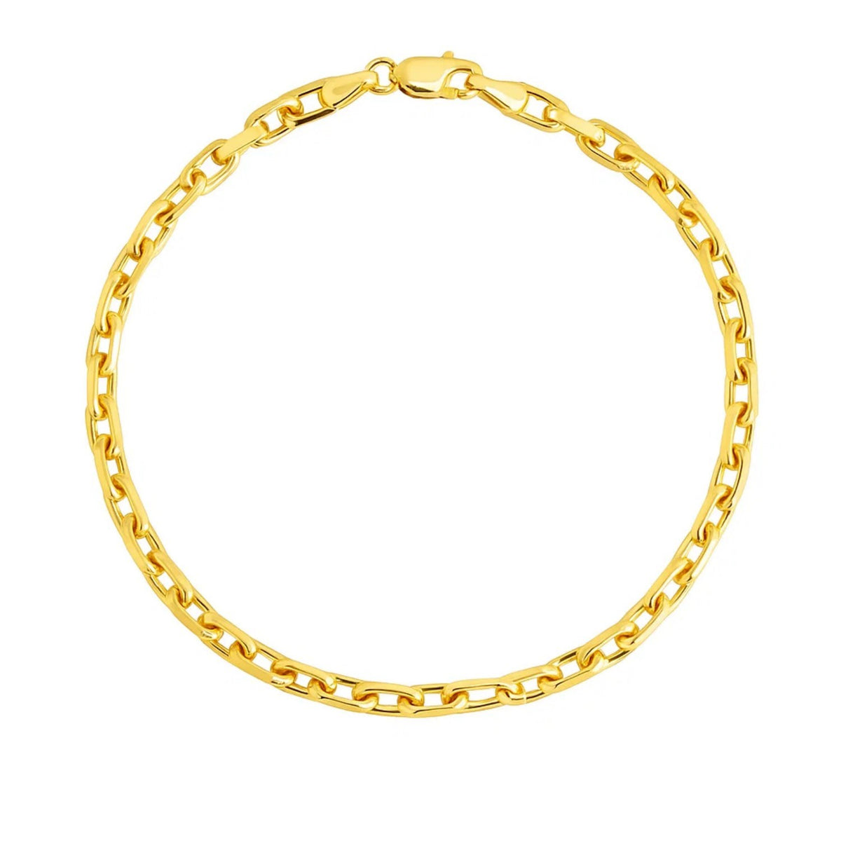 14k French Cable Chain Bracelet (2.50 mm)