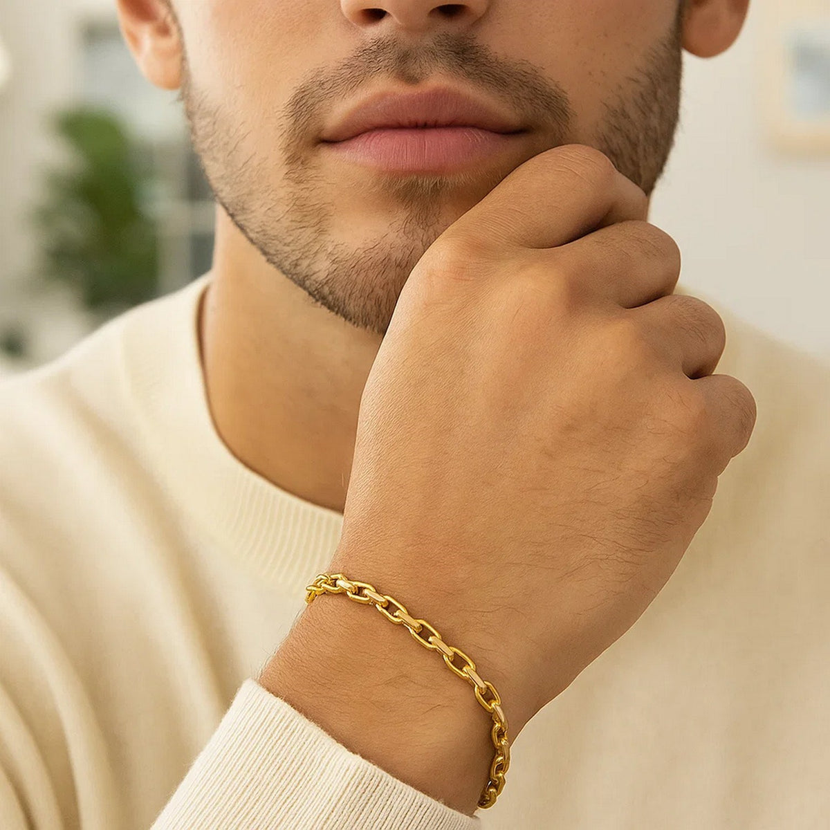 14k French Cable Chain Bracelet (2.50 mm)