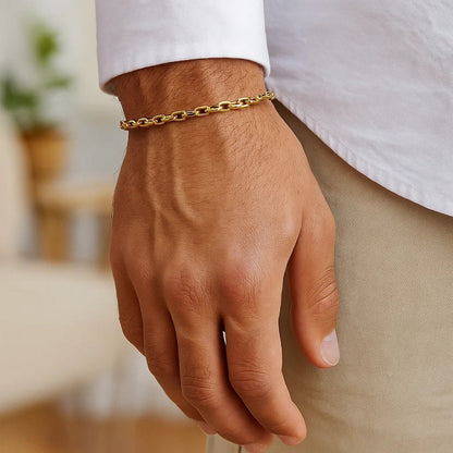 14k French Cable Chain Bracelet (2.50 mm)