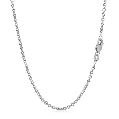 14k Yellow Gold Round Cable Link Chain