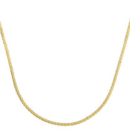 Ice Barrel Chain in 14k