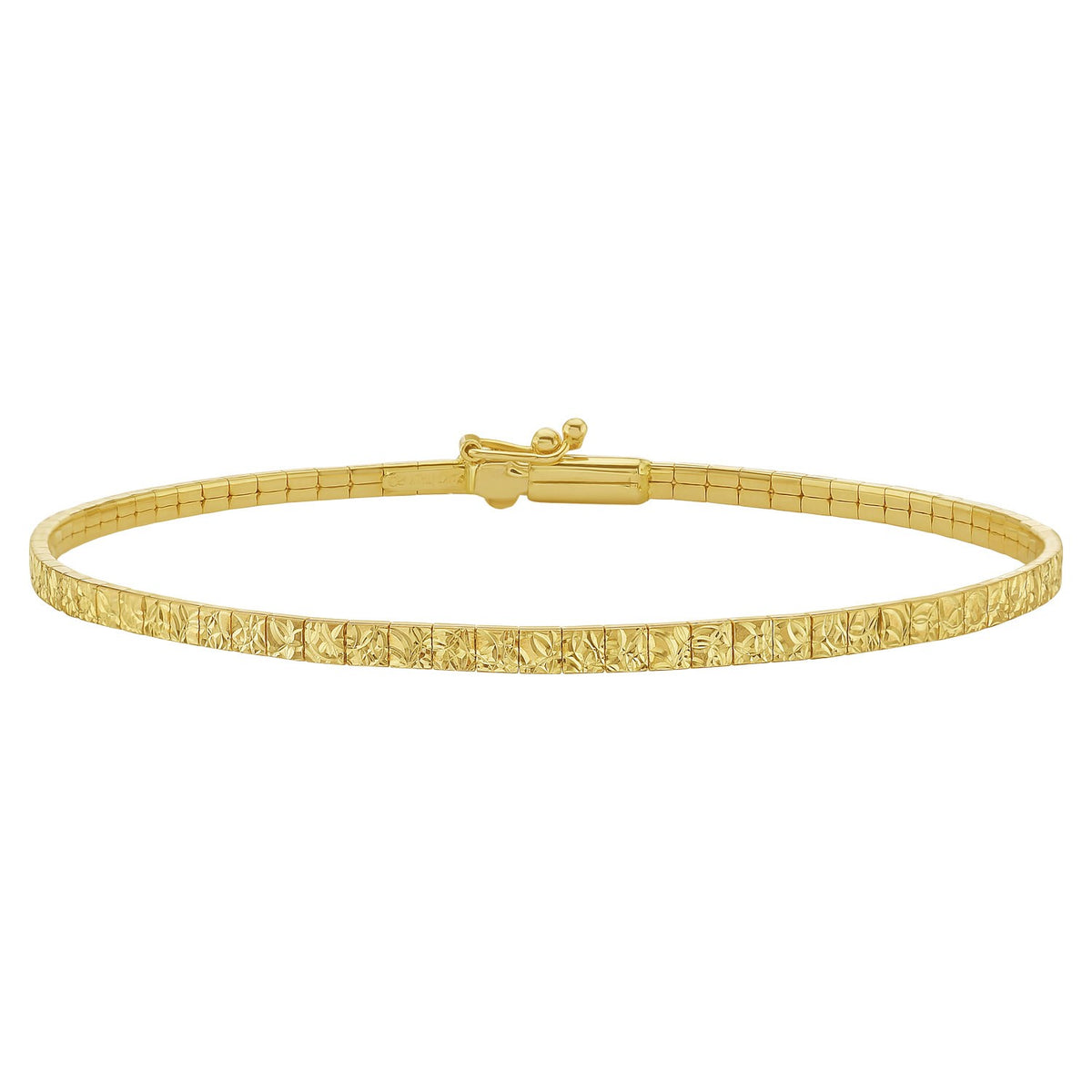 14K Mini Glacier Bracelet (2.10 mm)
