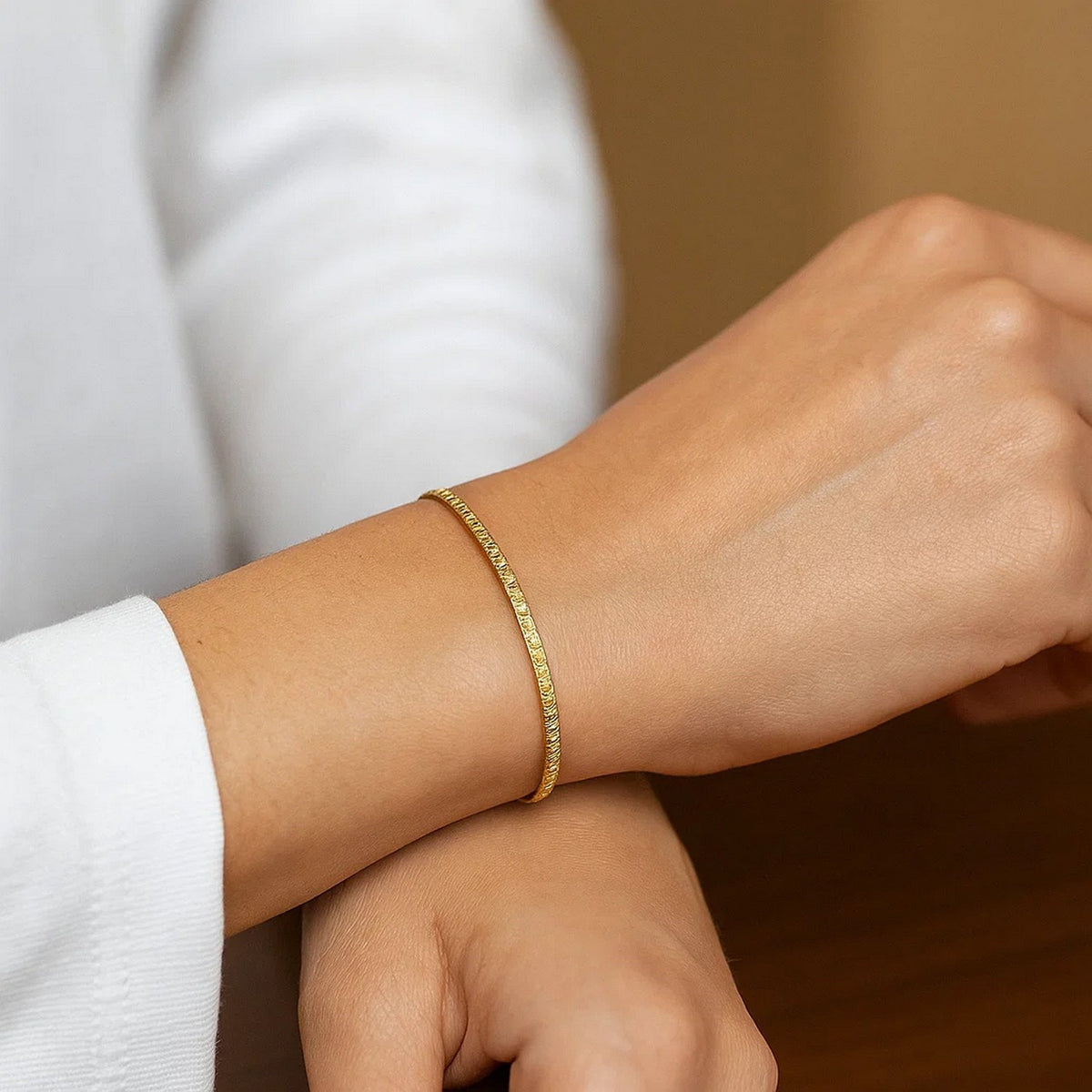 14K Mini Glacier Bracelet (2.10 mm)