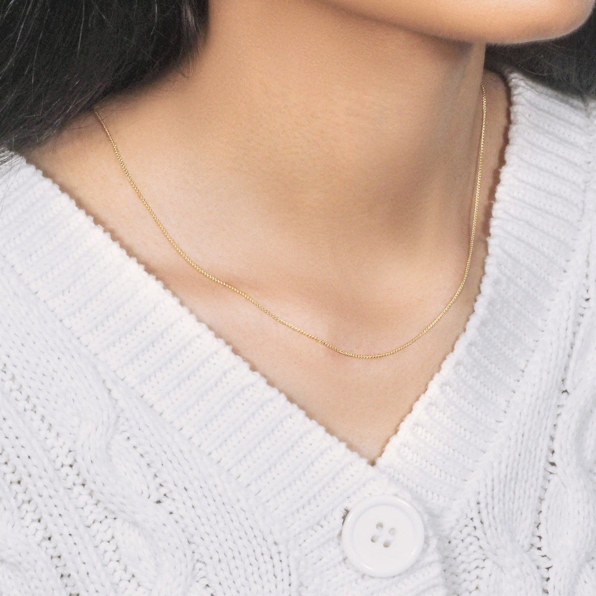 14k Round Wheat Chain