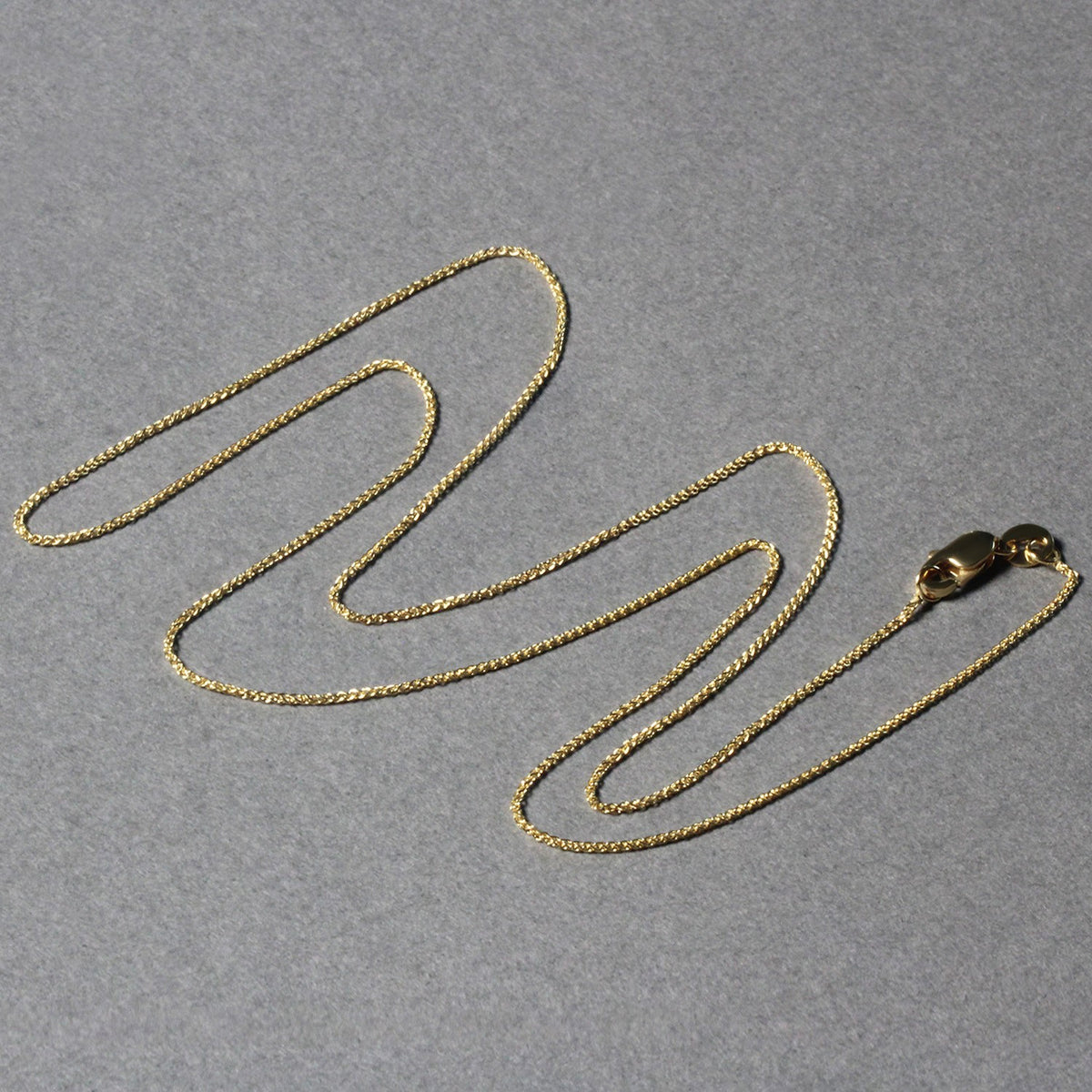 14k Round Wheat Chain