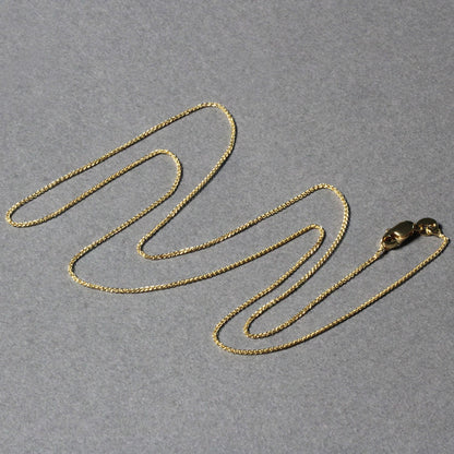 14k Round Wheat Chain