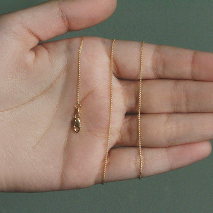 14k Round Wheat Chain